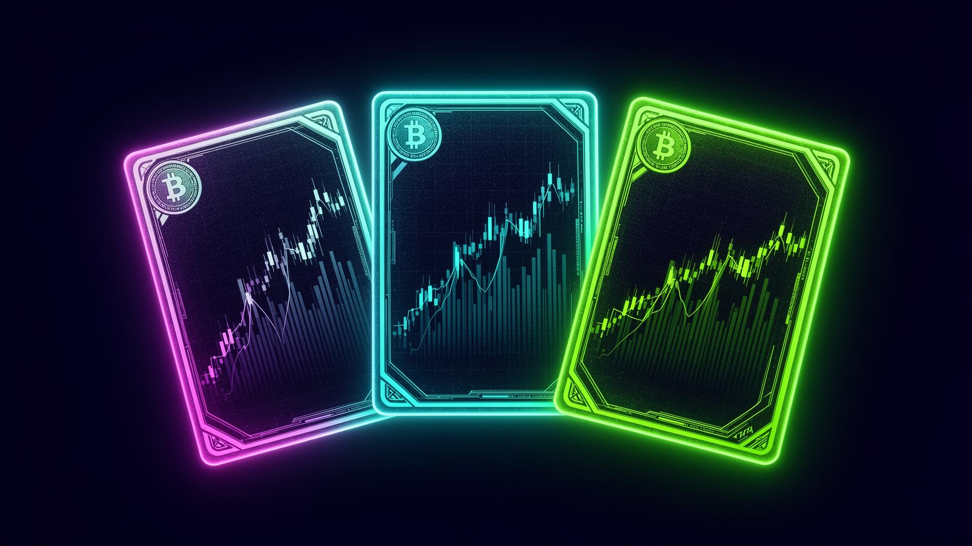 Trio of HYPERCARDS battle cards